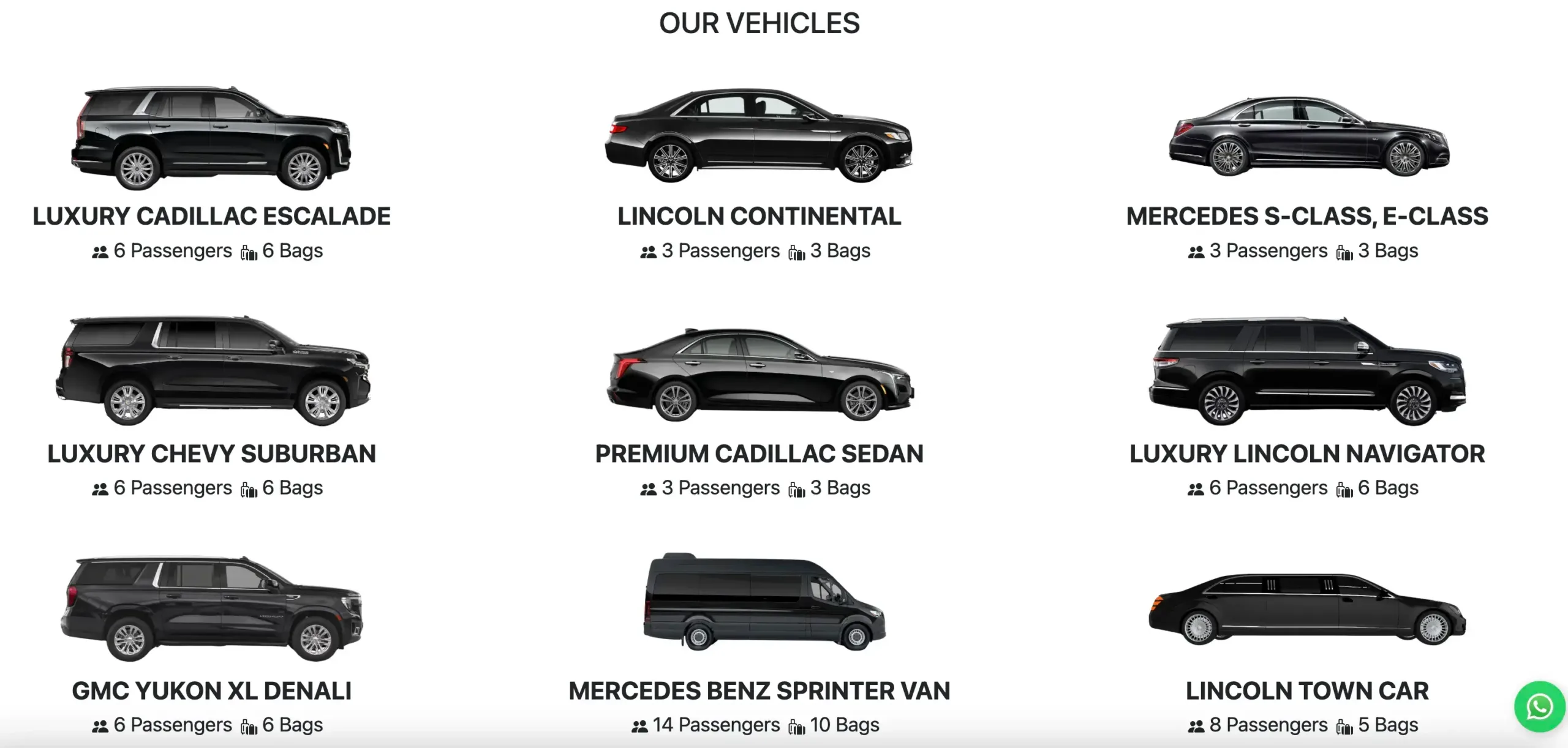 Fleet by Hayyat Limo Service