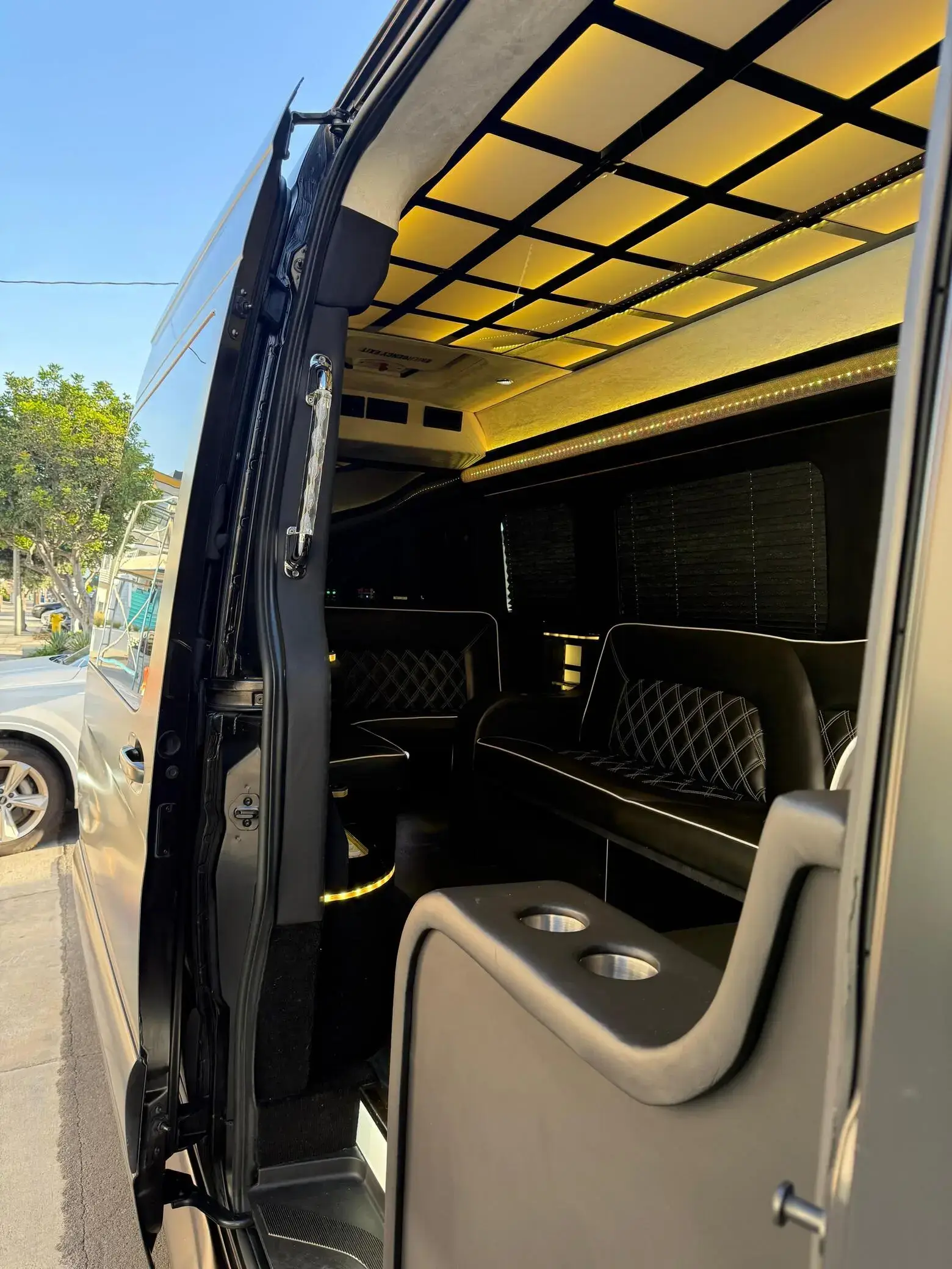Party Limo Van ready for booking in Los Angeles